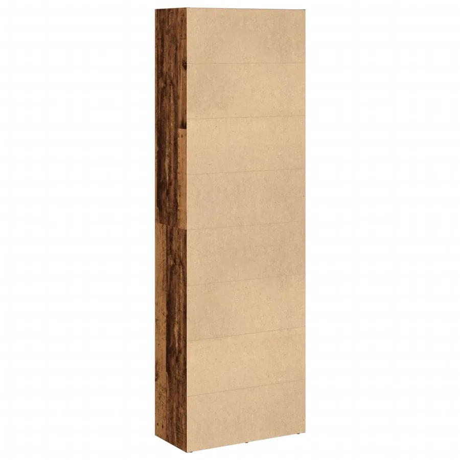 Bibliothèque vieux bois 60x30x189 cm bois d'ingénierie - 5