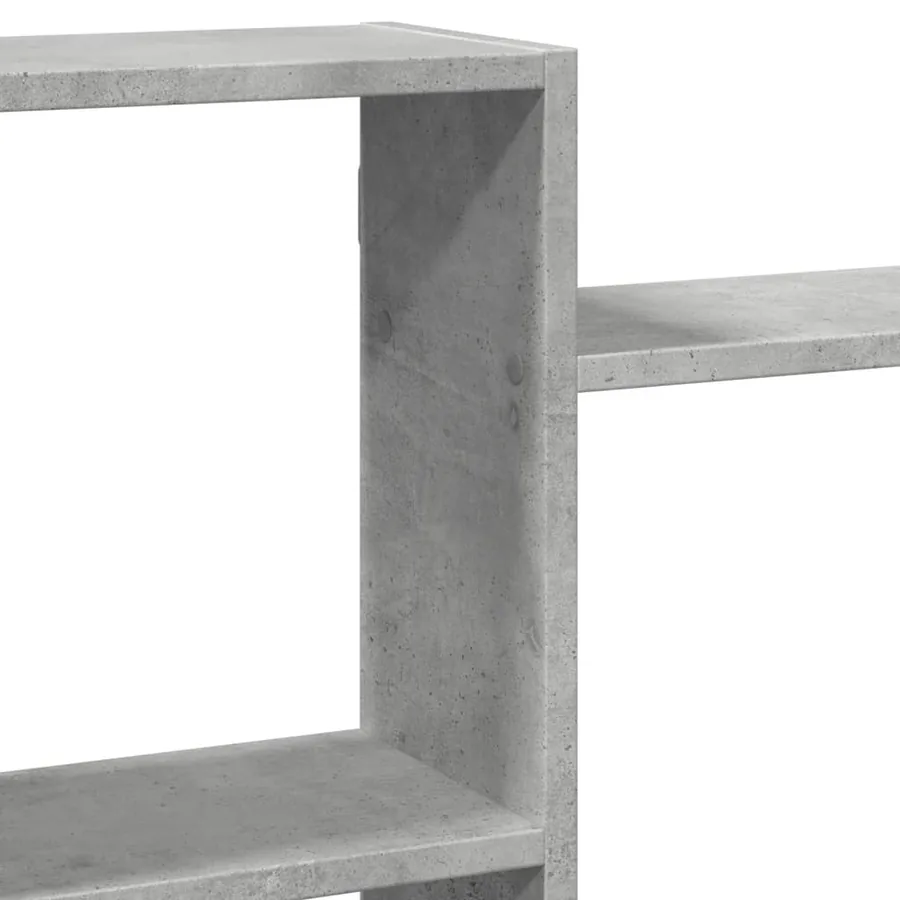 Étagère murale gris béton 159x18x65 cm bois d'ingénierie - 7