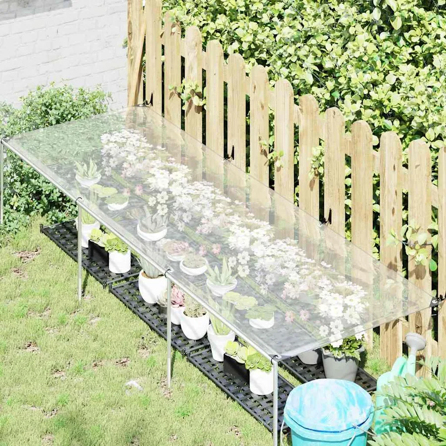Housse de protection plantes avec œillets 1x3 m polyéthylène - 2