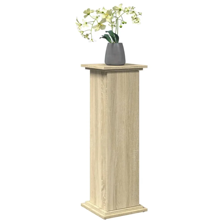 Piédestal avec rangement chêne sonoma bois d'ingénierie - 3