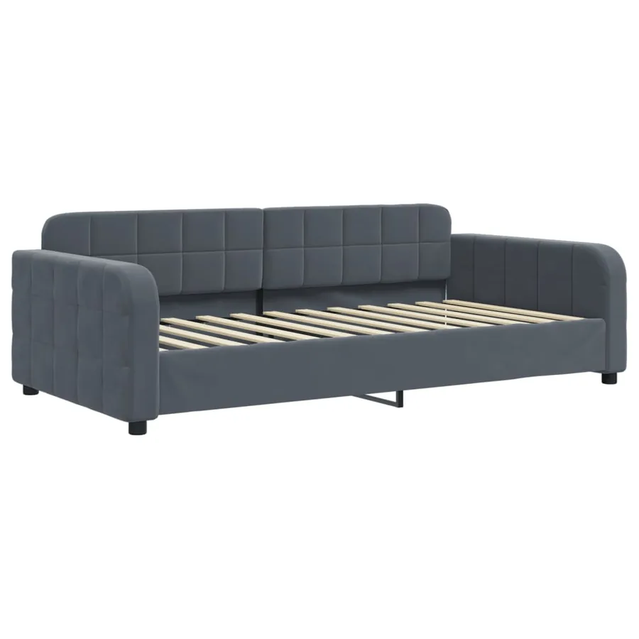 Lit de jour avec gigogne et tiroirs sans matelas 90x200 cm - 6