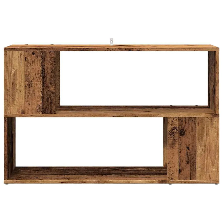 Bibliothèque vieux bois 100x24x63 cm bois d'ingénierie - 4