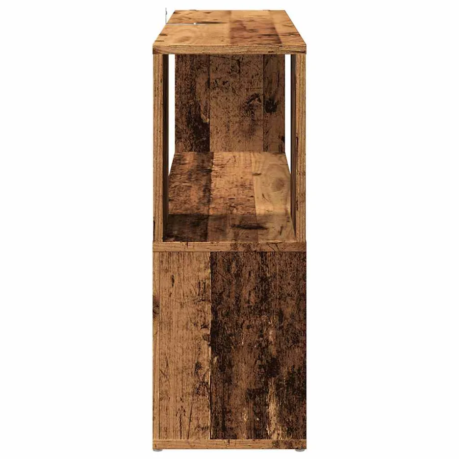 Bibliothèque vieux bois 100x24x63 cm bois d'ingénierie - 5