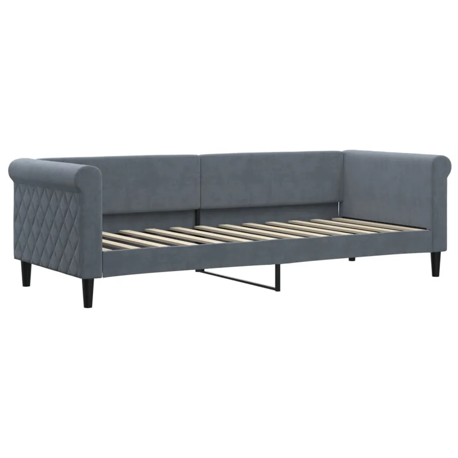 Lit de jour avec gigogne et tiroirs sans matelas 80x200 cm - 6