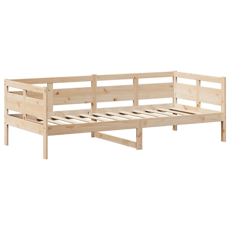 Lit de jour avec toit sans matelas 80x200 cm bois massif - 5