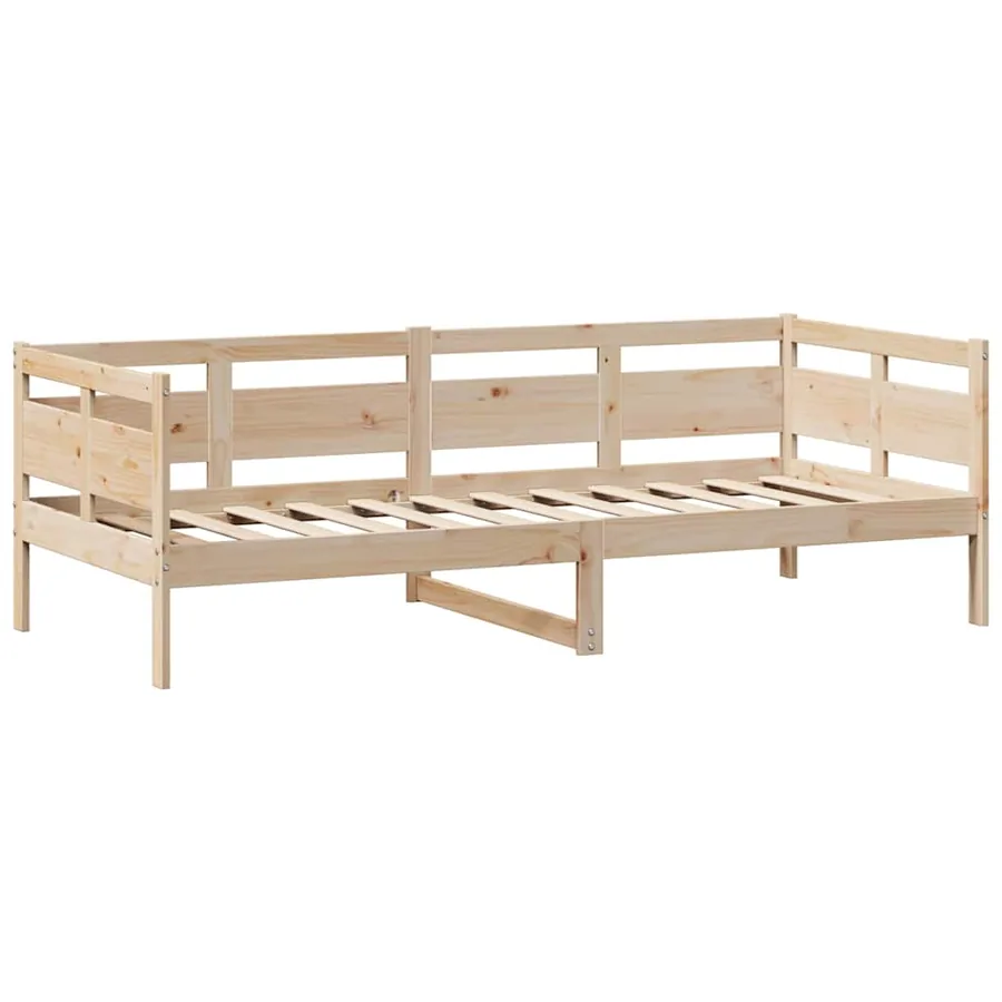 Lit de jour avec tiroirs sans matelas 80x200 cm bois massif - 7