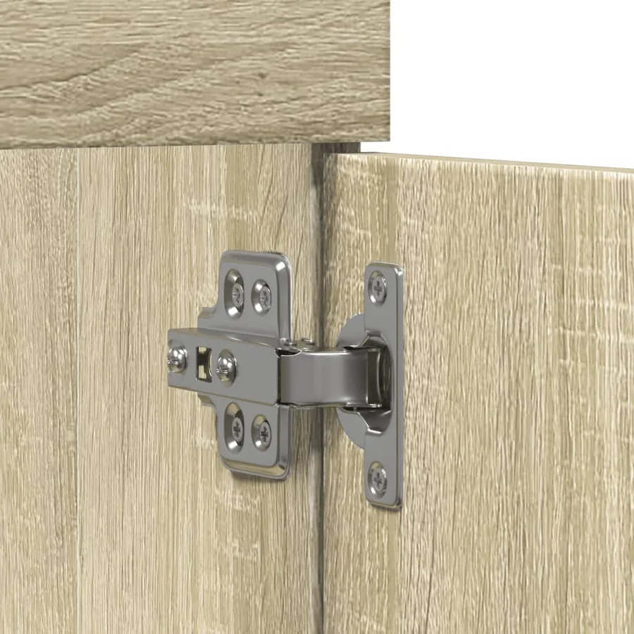 Armoire d'évier Chêne sonoma 60x38,5x46 cm Aggloméré - 8