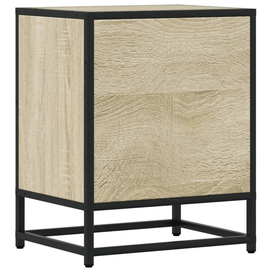 Tables de chevet 2 pcs chêne sonoma 40x31x50 cm bois ingénierie - 8