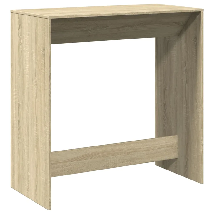 Table de bar chêne sonoma 102x50x103,5 cm bois d'ingénierie - 2