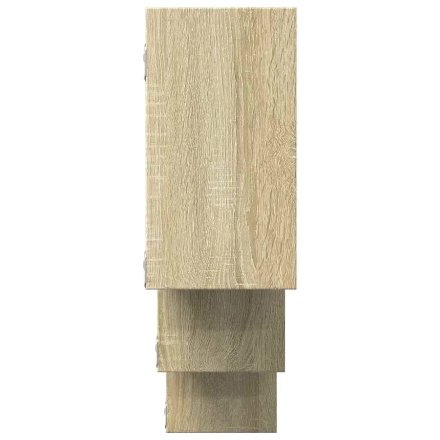 Étagère murale chêne sonoma 159x18x66 cm bois d'ingénierie - 5
