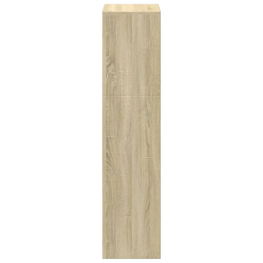 Étagère séparatrice de pièce 3 niveaux chêne sonoma - 6