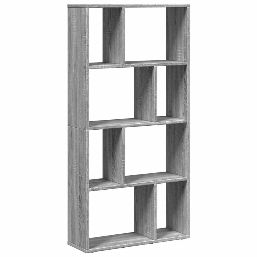 Bibliothèque sonoma gris 60x20x120,5 cm bois d'ingénierie - 2