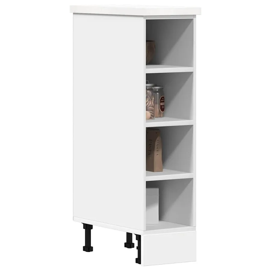 Meuble bas "Riga" Blanc 20 x 44,5 x 81,5 cm Bois d'ingénierie