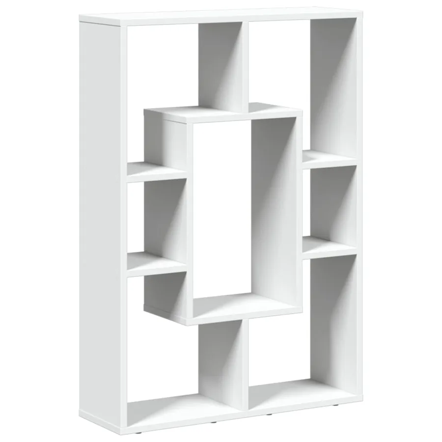Bibliothèque Blanc 63x20x90 cm Bois d'ingénierie - 2