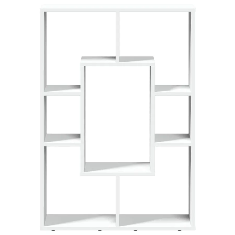 Bibliothèque Blanc 63x20x90 cm Bois d'ingénierie - 5
