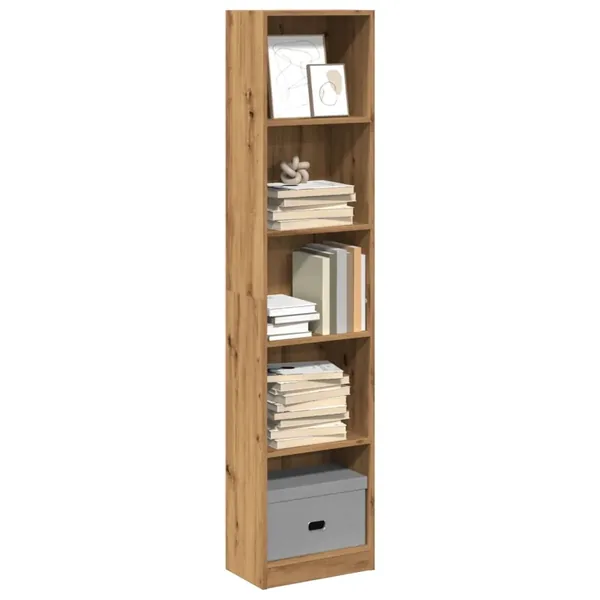 Bibliothèque Chêne Artisian 40x24x176 cm Bois d'ingénierie
