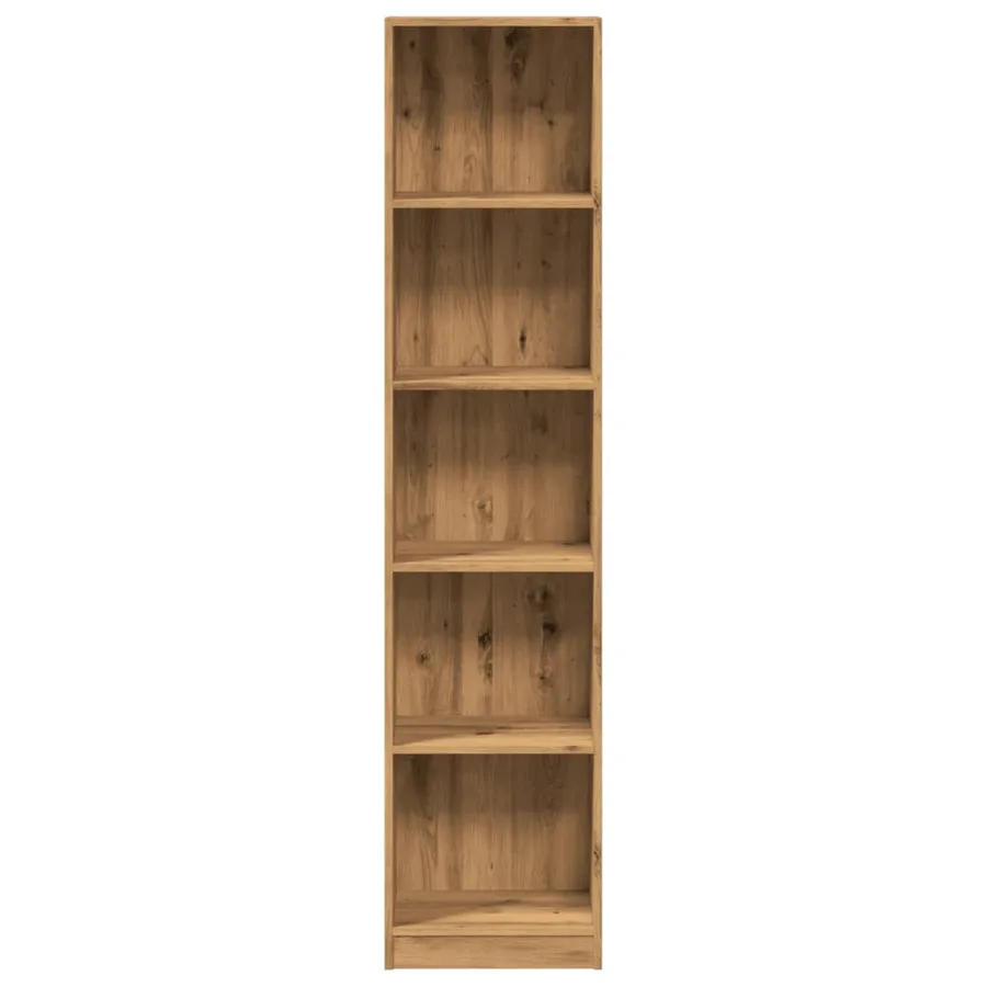 Bibliothèque Chêne Artisian 40x24x176 cm Bois d'ingénierie - 4