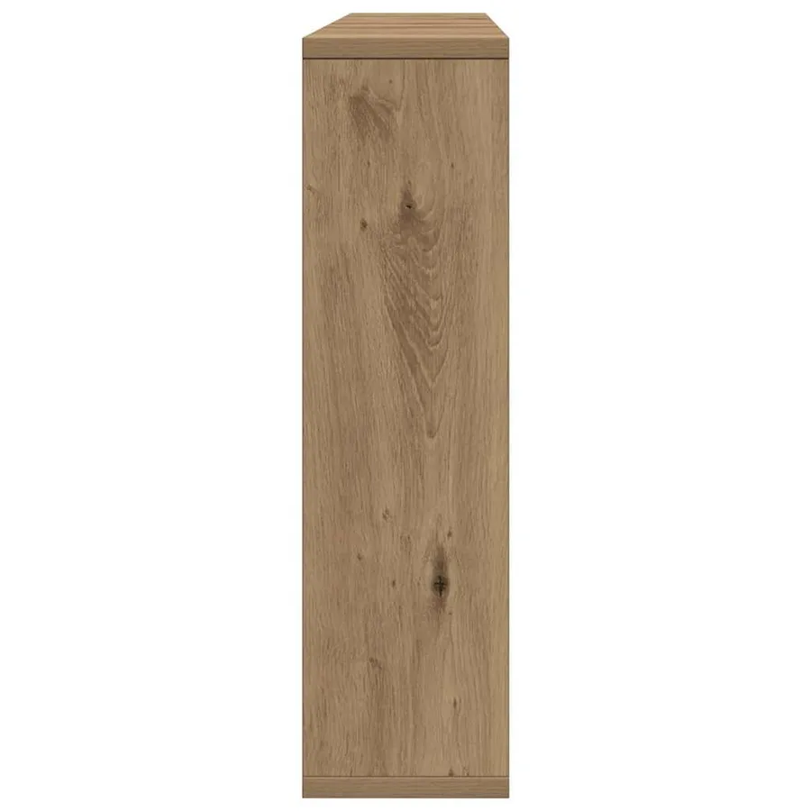 Armoire à miroir avec LED chêne artisanal 76x15x55 cm - 7