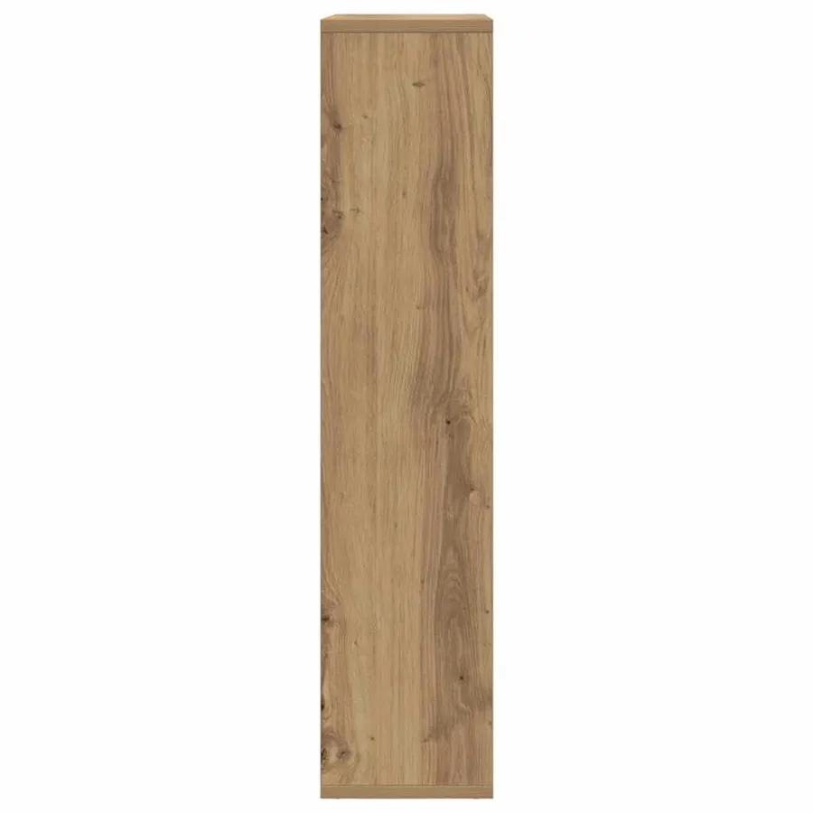 Bibliothèque chêne artisanal 63x20x90 cm bois d'ingénierie - 6