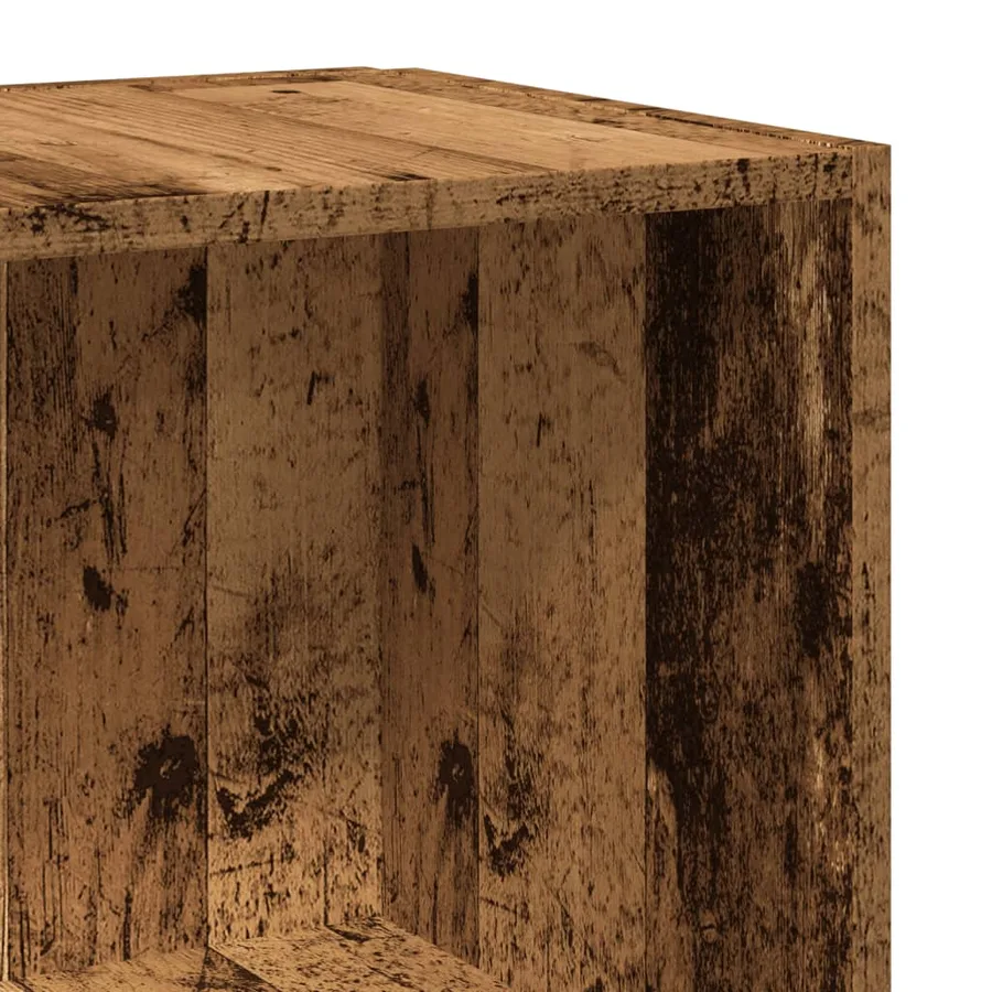 Table d'appoint vieux bois 33x33x34 cm bois d'ingénierie - 7