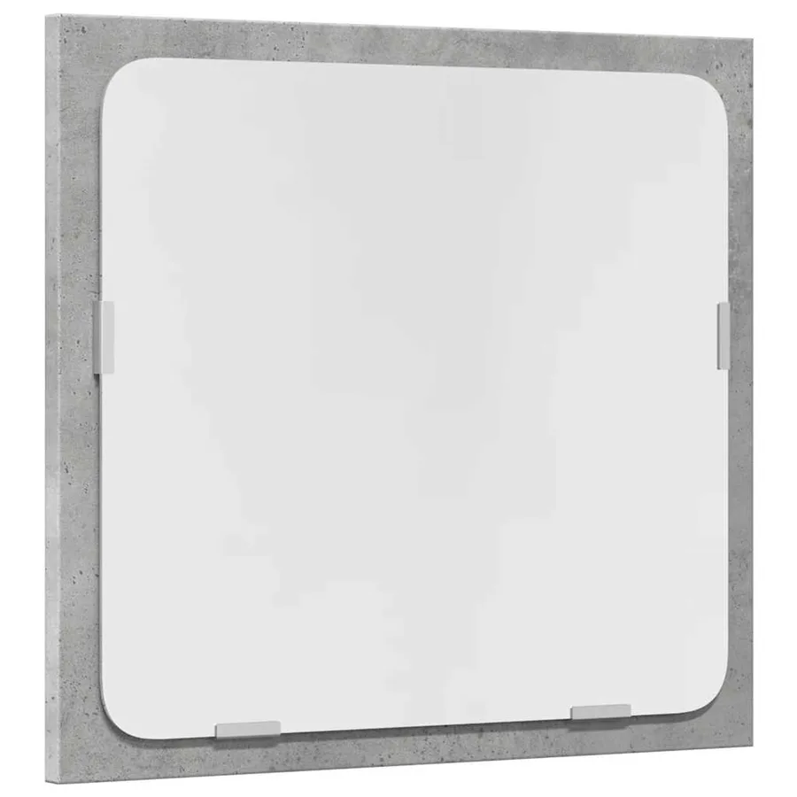 Ensemble de meubles de salle de bain 2 pcs gris béton - 9