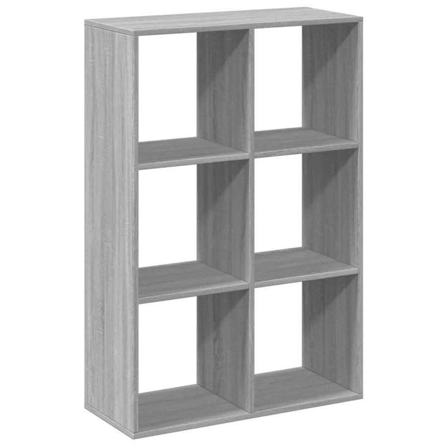 Étagère séparatrice de pièce sonoma gris 69,5x29x103,5 cm - 2