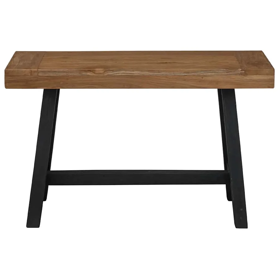 Banc 80 cm Bois massif de teck - 2