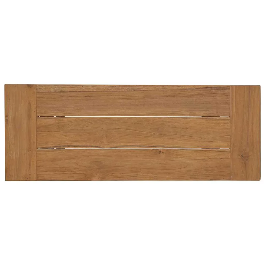 Banc 80 cm Bois massif de teck - 4
