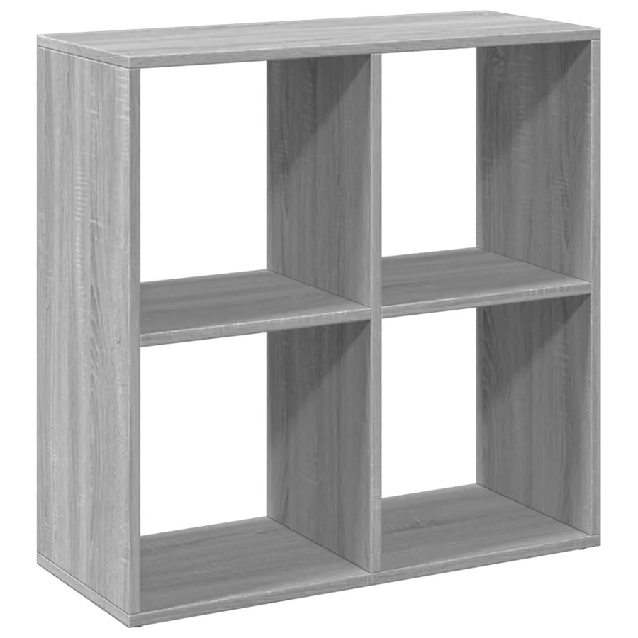Étagère séparatrice de pièce sonoma gris 69,5x29x69,5 cm - 6