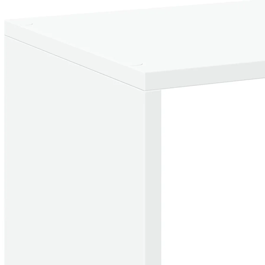 Étagère séparatrice de pièce blanc 102x29x103,5 cm - 9