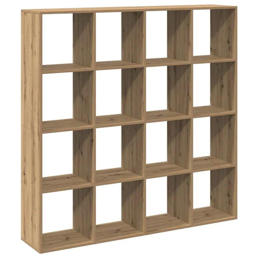 Bibliothèque chêne artisanal 102x29x143 cm bois d'ingénierie - 2