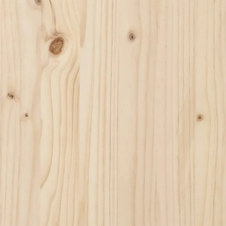 Lit bibliothèque sans matelas 100x200 cm bois massif de pin - 10