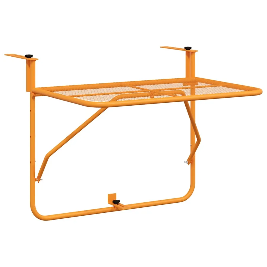 Table de balcon Jaune 60x40 cm Acier - 2