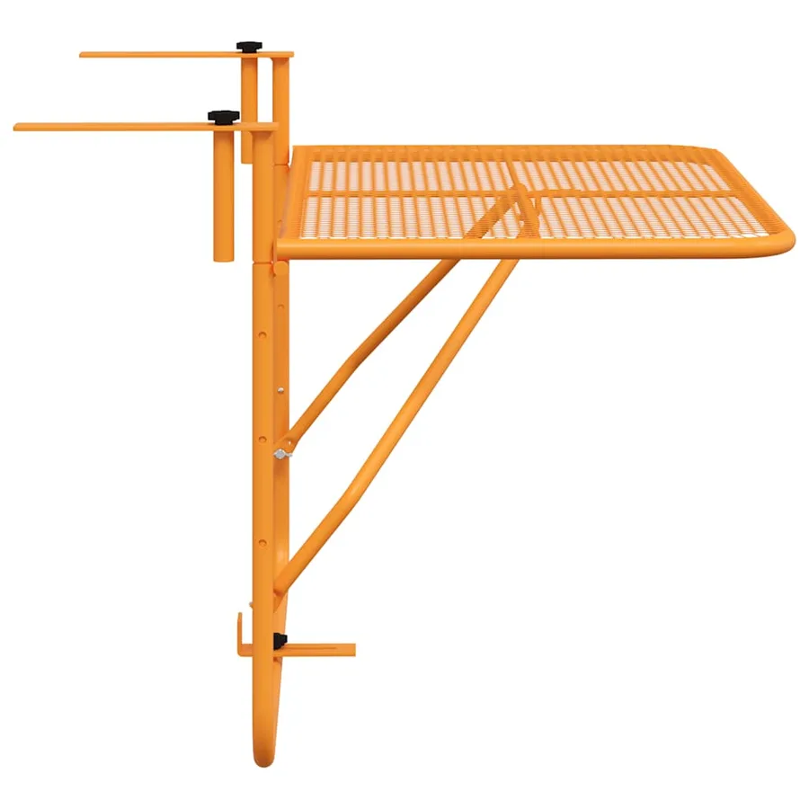 Table de balcon Jaune 60x40 cm Acier - 7