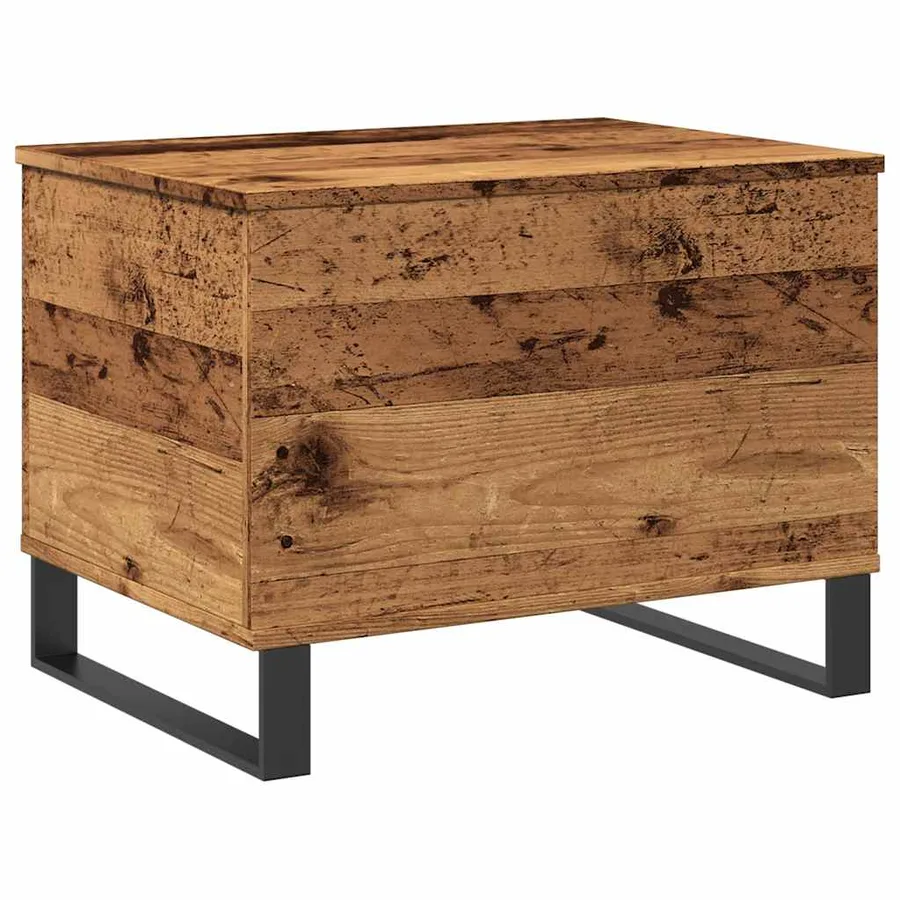 Table basse vieux bois 60x44,5x45 cm bois d'ingénierie - 2