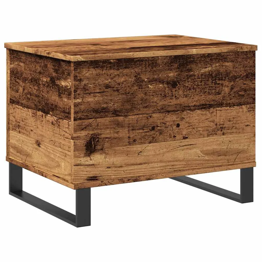 Table basse vieux bois 60x44,5x45 cm bois d'ingénierie - 7