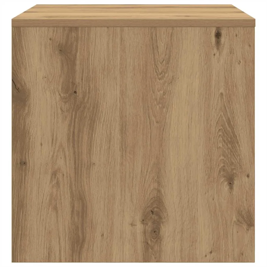 Tables gigognes 3 pcs chêne artisanal bois d'ingénierie - 8
