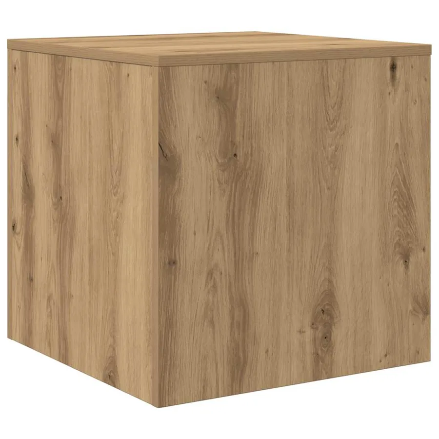 Tables gigognes 3 pcs chêne artisanal bois d'ingénierie - 9