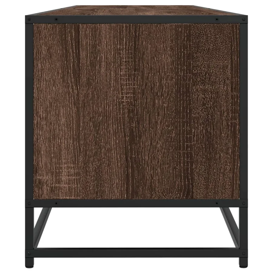 Meuble TV chêne marron 180x40x46 cm bois d'ingénierie - 6
