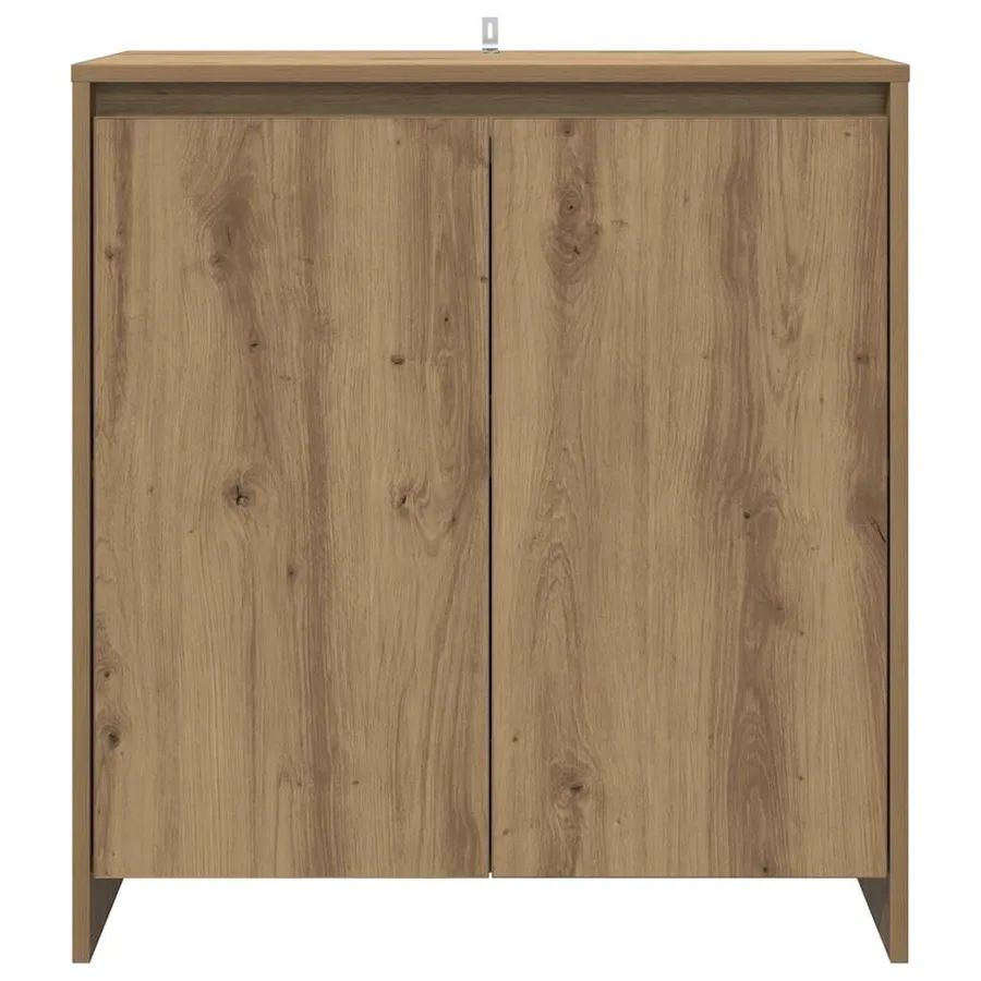 Buffet chêne artisanal 70x41x75 cm bois d'ingénierie - 5