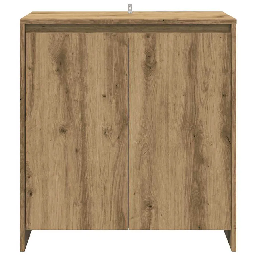Buffet 2 pcs chêne artisanal bois d'ingénierie - 5