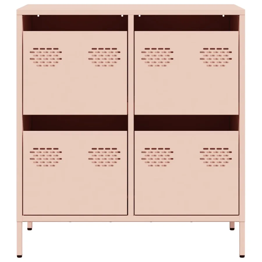Buffet rose 68x39x73,5 cm acier laminé à froid - 5