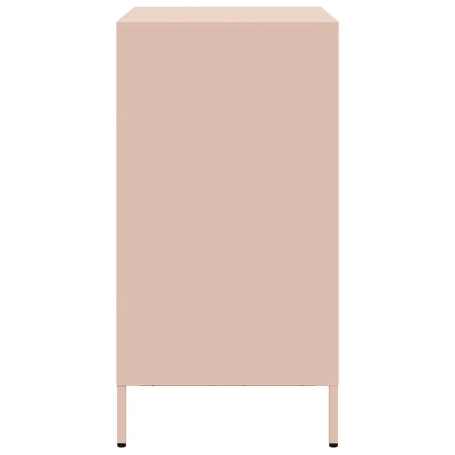 Buffet rose 68x39x73,5 cm acier laminé à froid - 6