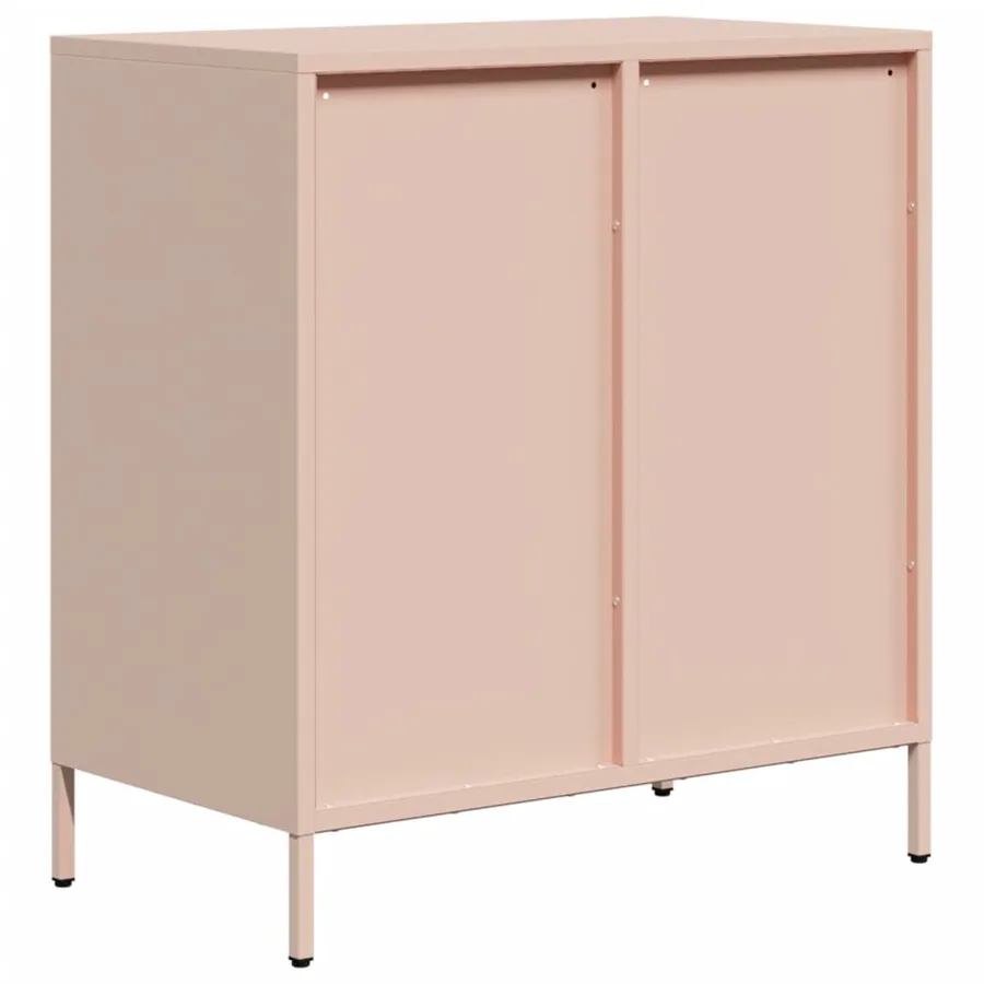 Buffet rose 68x39x73,5 cm acier laminé à froid - 7
