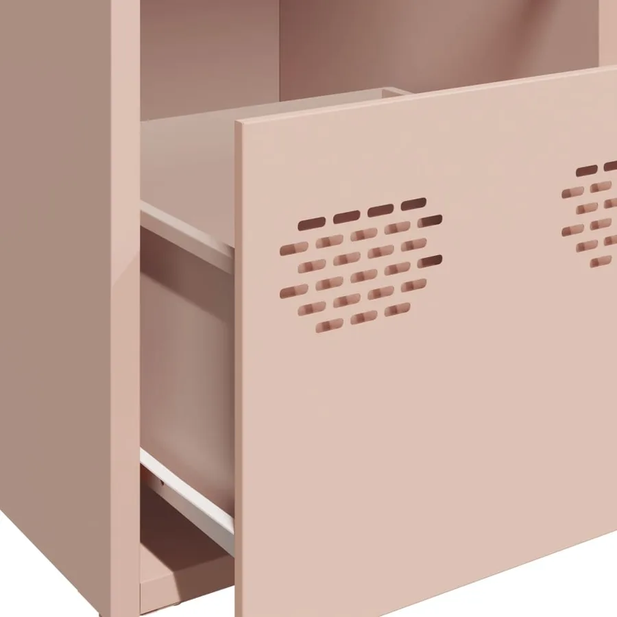 Buffet rose 68x39x73,5 cm acier laminé à froid - 9