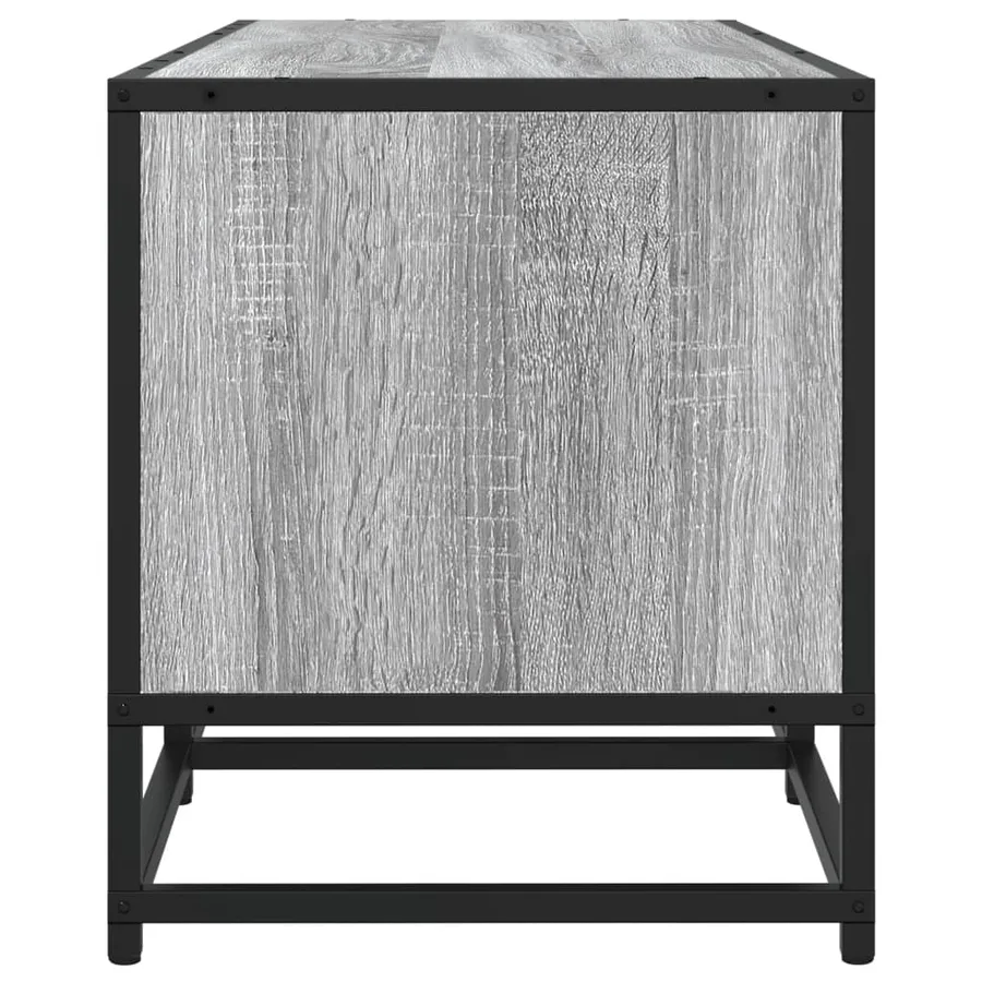 Meuble TV sonoma gris 180x35x41 cm bois d'ingénierie - 5