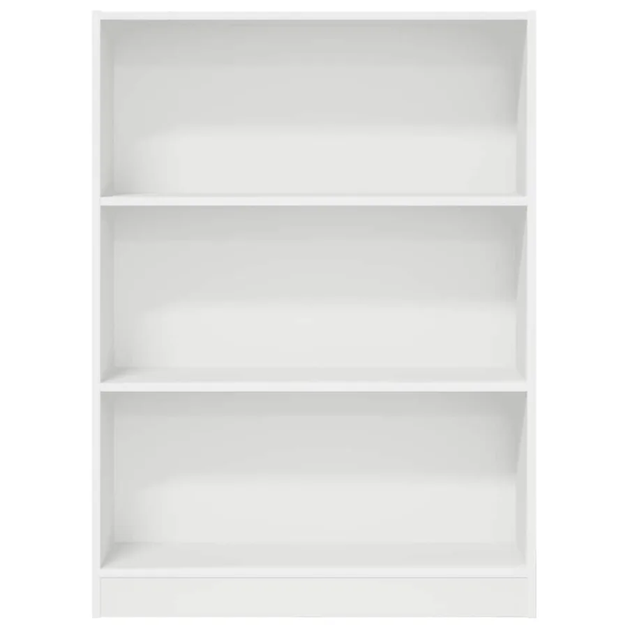 Bibliothèque blanc 80x24x109 cm bois d'ingénierie - 4