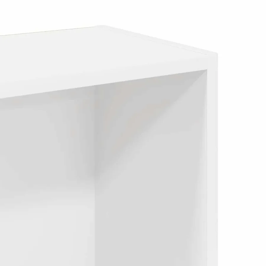 Bibliothèque blanc 80x24x109 cm bois d'ingénierie - 7
