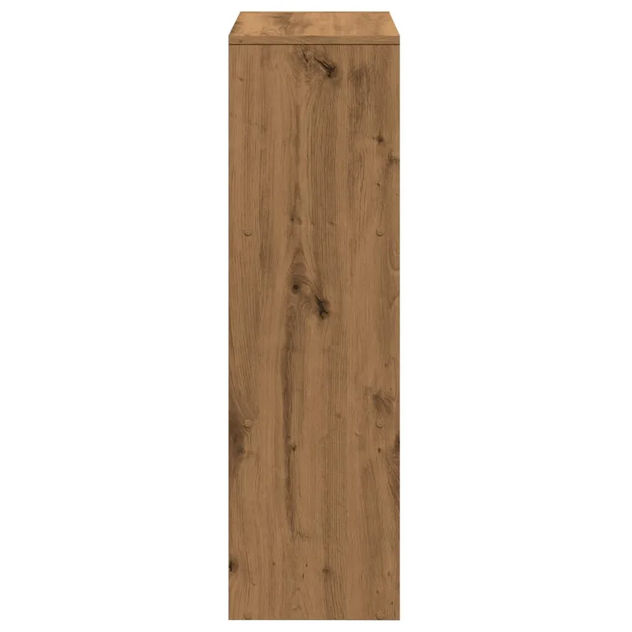 Étagère séparatrice de pièce à 3 niveaux chêne artisanal - 7