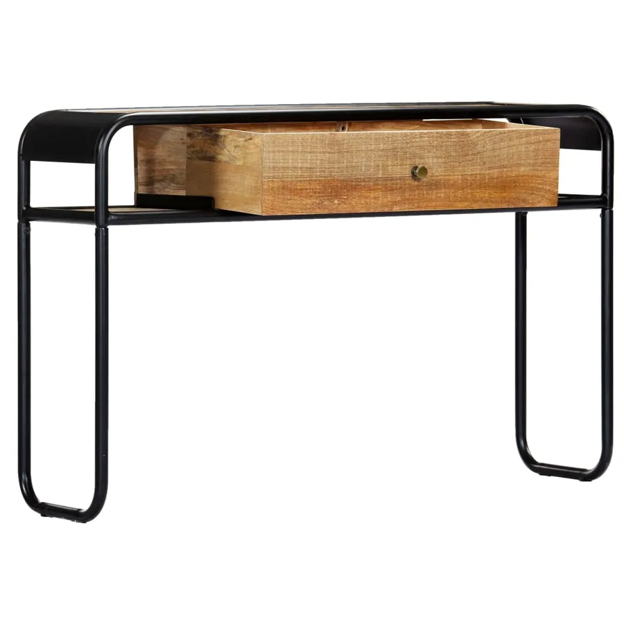 Table console 118 x 30 x 75 cm Bois de manguier massif - 13